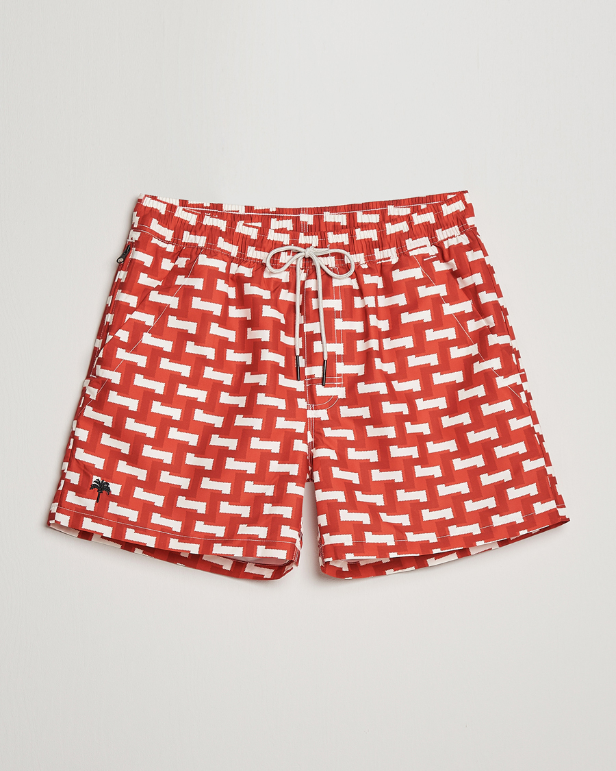 Herre | Badebukser | OAS | Printed Swimshorts Layer Zig