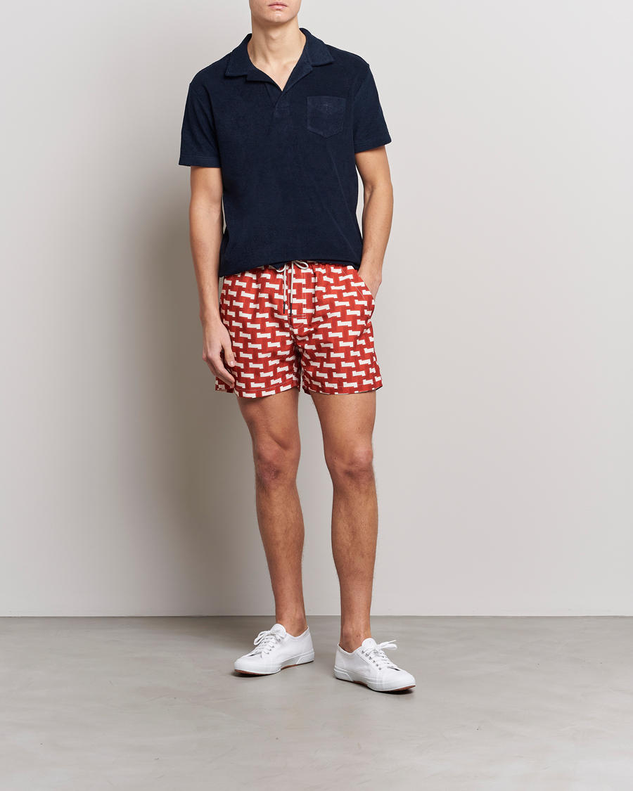 Herre | Badebukser | OAS | Printed Swimshorts Layer Zig
