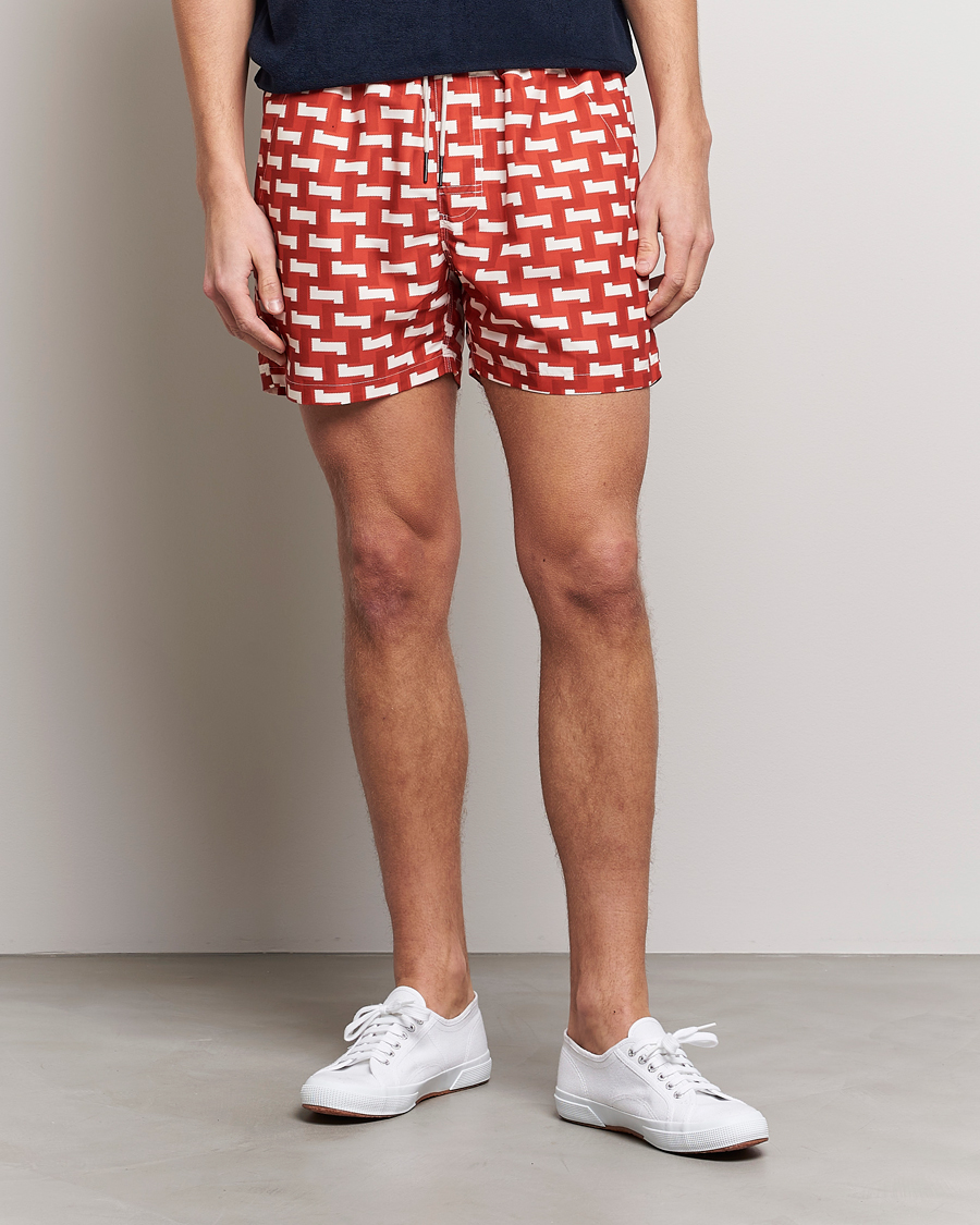 Herre | Badebukser | OAS | Printed Swimshorts Layer Zig