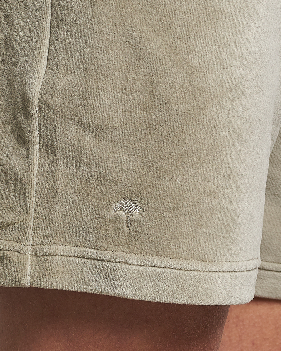 Herre | Shorts | OAS | Drawstring Velour Shorts Washed Grey