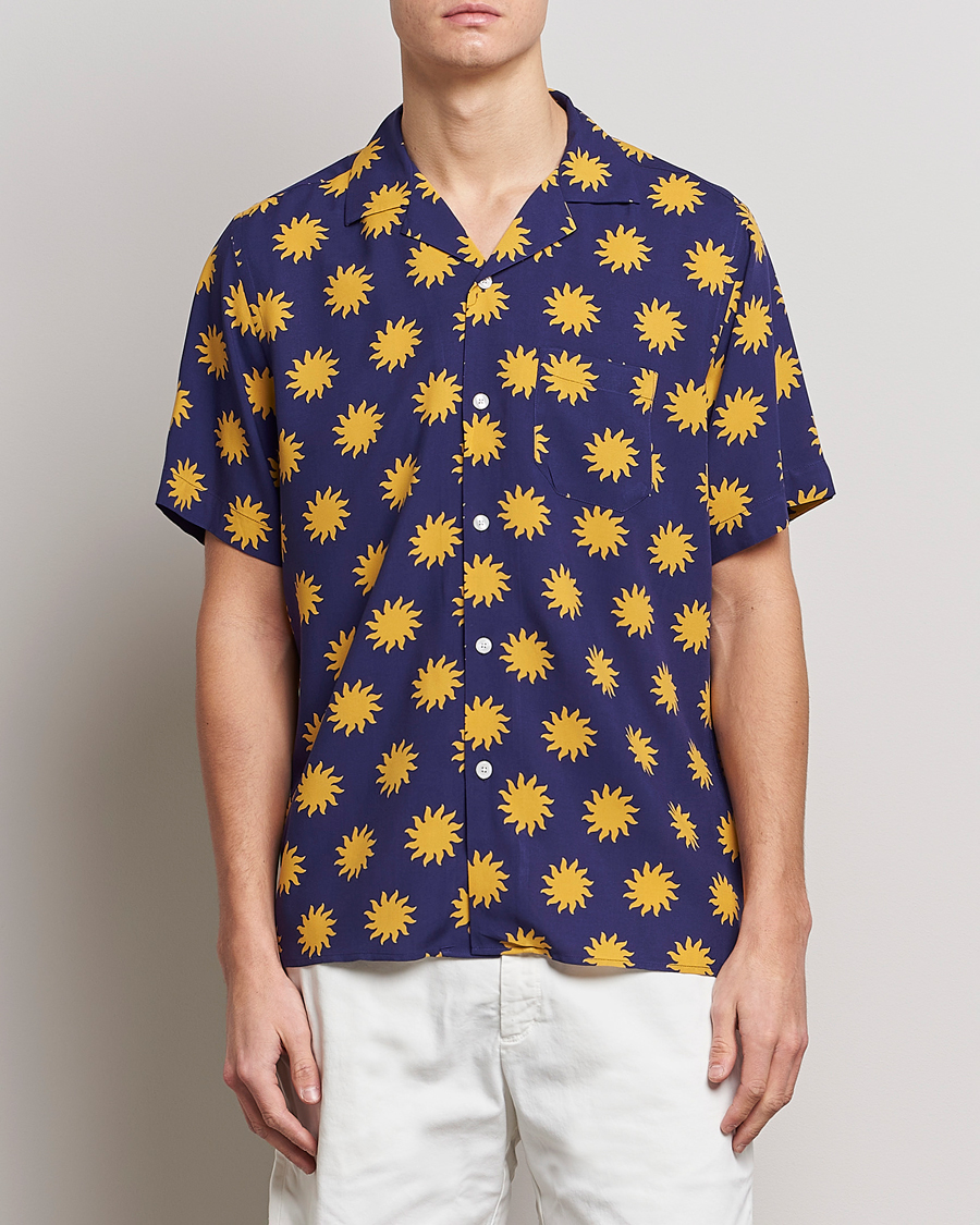 Herre | Skjorter | OAS | Viscose Resort Short Sleeve Shirt Sunday Sun