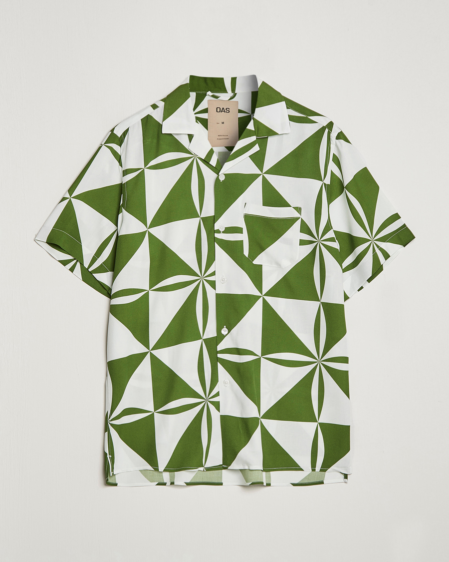 Herre | Skjorter | OAS | Viscose Resort Short Sleeve Shirt Bloomy Plateau