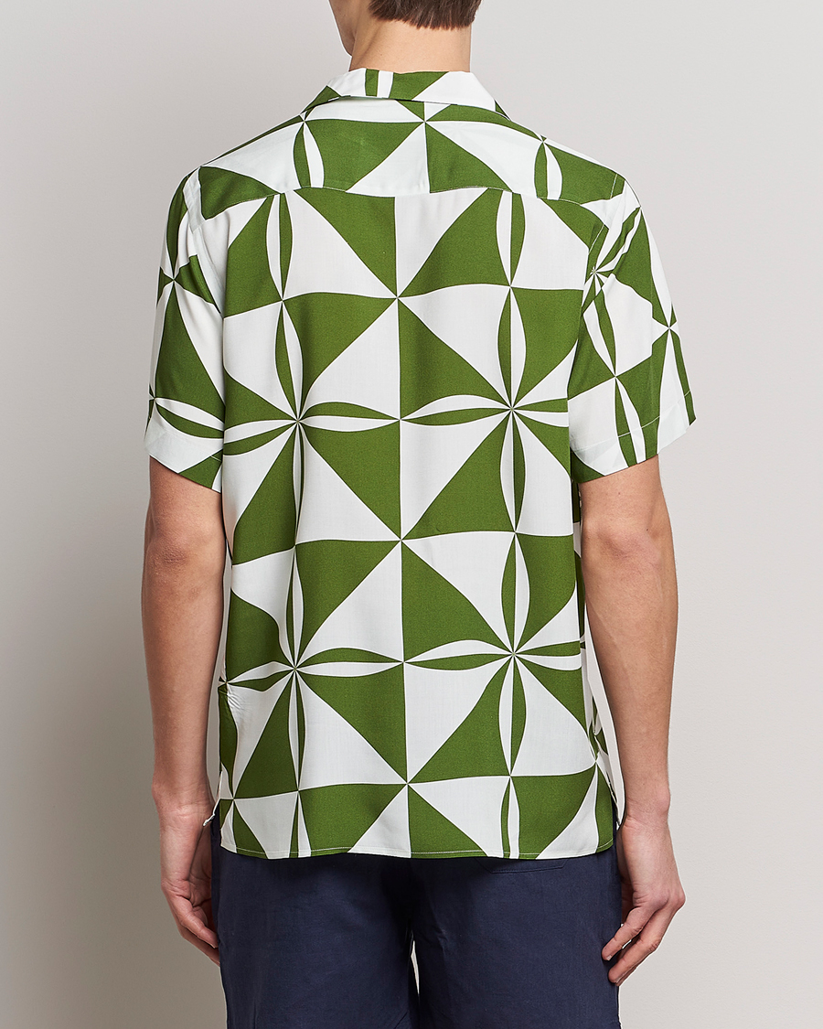 Herre | Skjorter | OAS | Viscose Resort Short Sleeve Shirt Bloomy Plateau