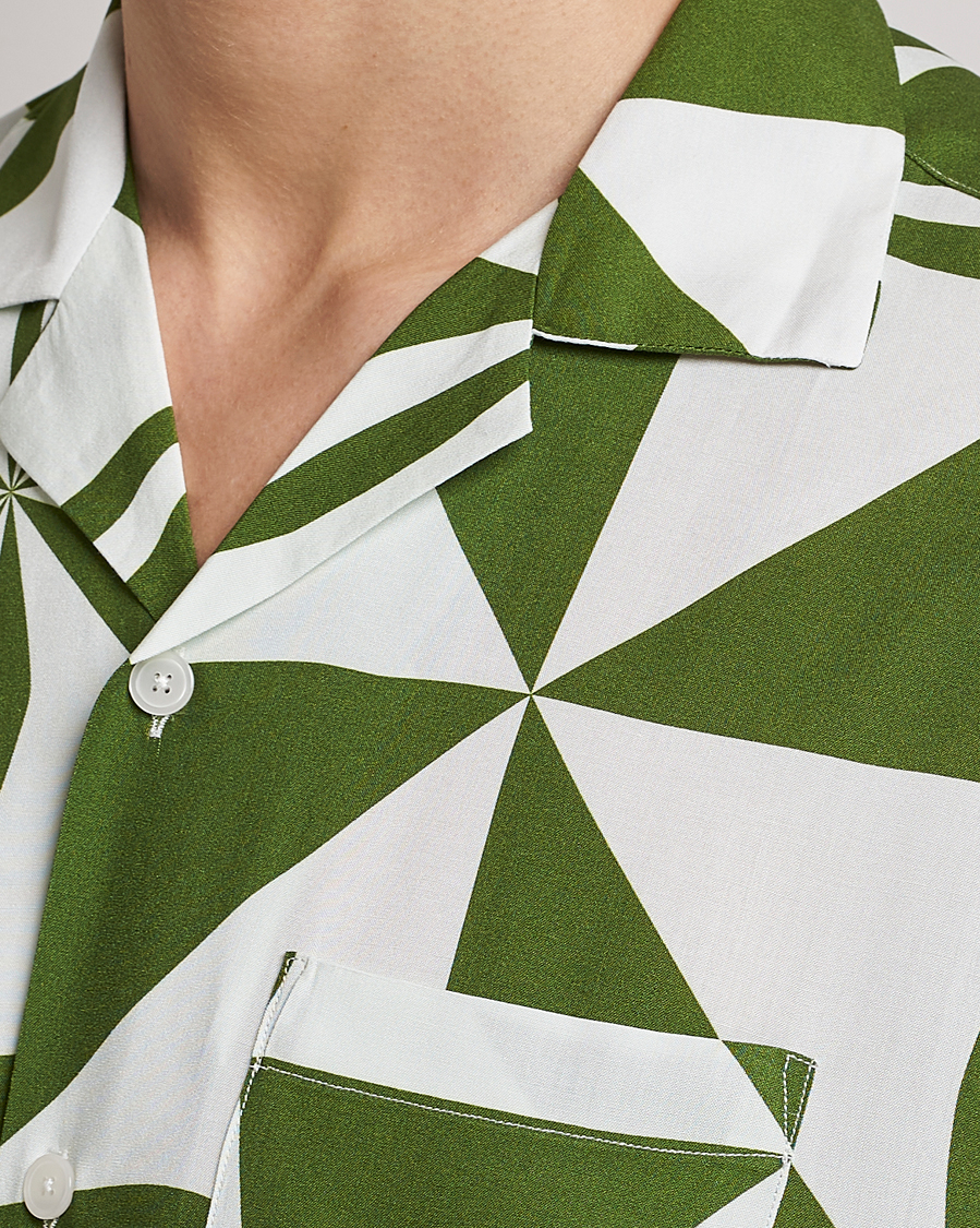 Herre | Skjorter | OAS | Viscose Resort Short Sleeve Shirt Bloomy Plateau