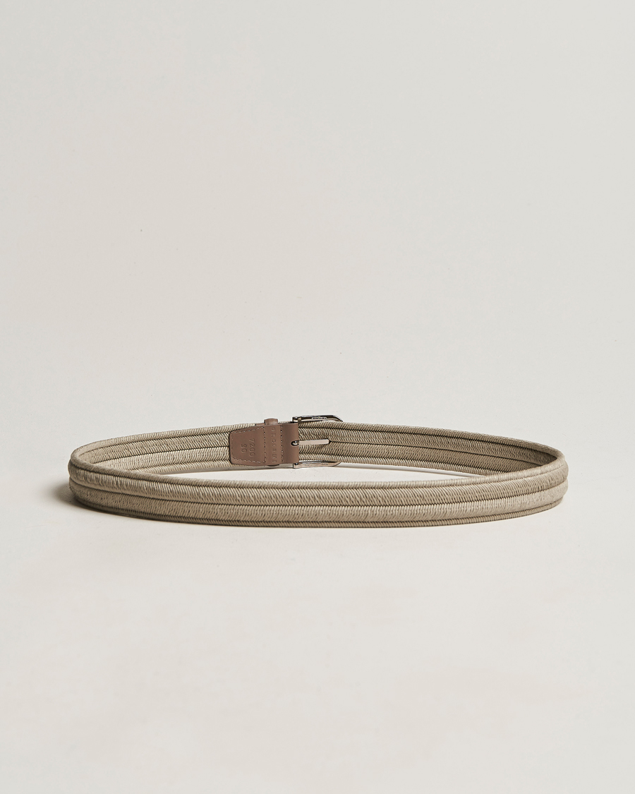 Herre | Orciani Elasticated Belt 3,5 cm Grey | Orciani | Elasticated Belt 3,5 cm Grey