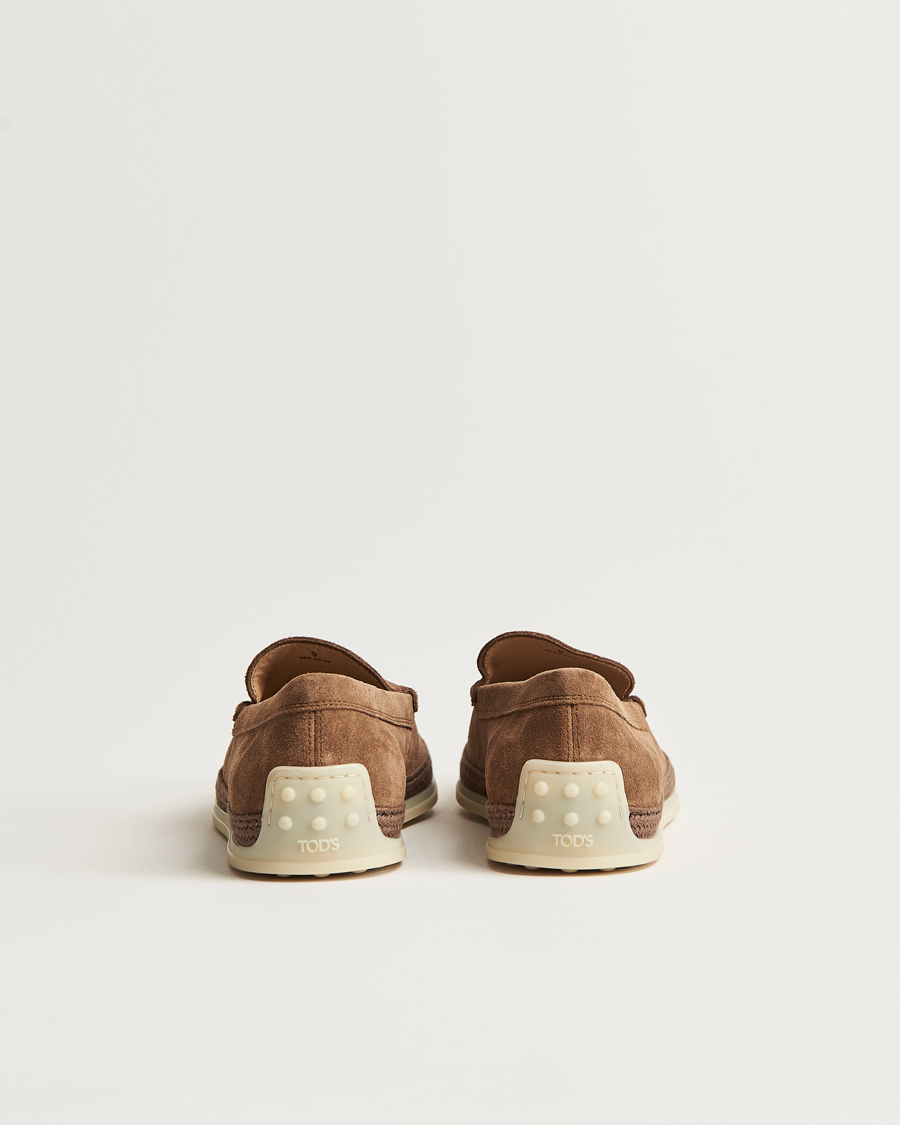 Herre | Tod's Raffia Loafers Brown Suede | Tod's | Raffia Loafers Brown Suede
