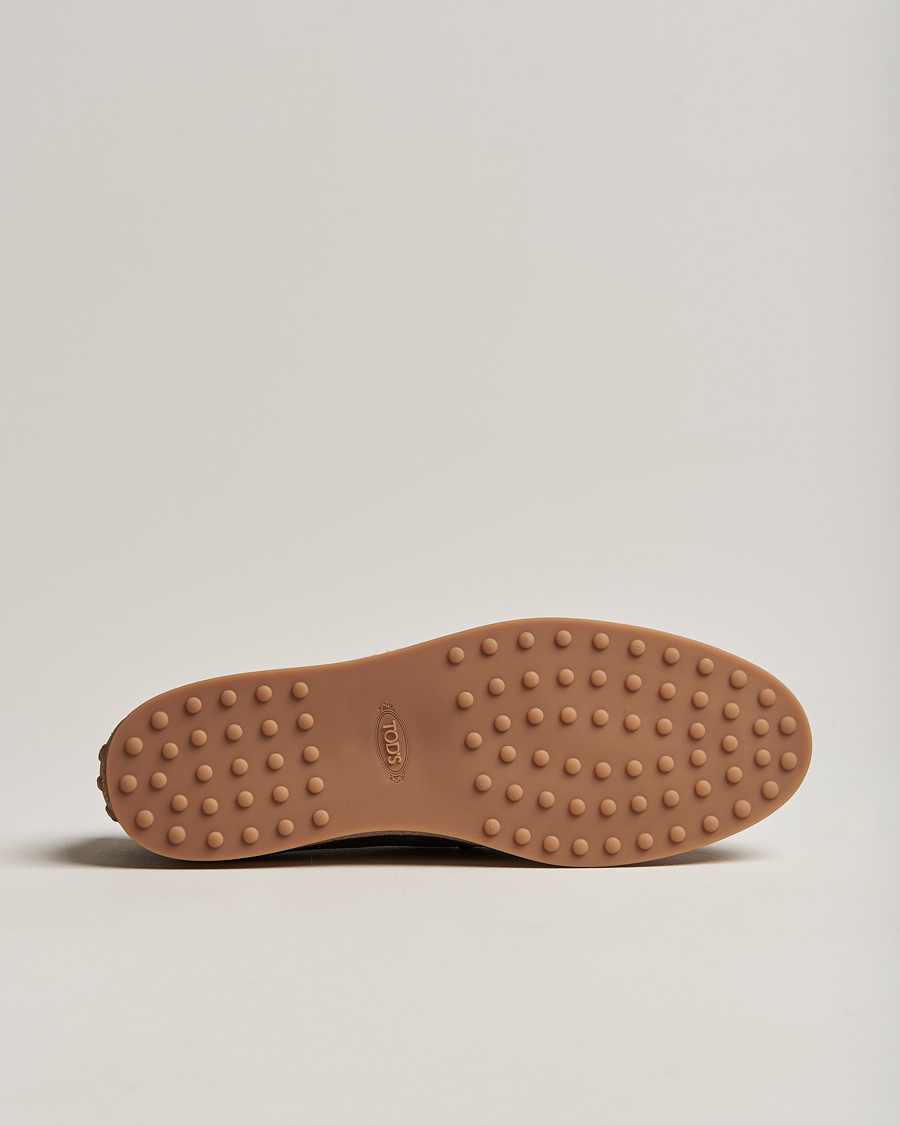 Herre | Tod's Raffia Loafers Dark Brown Suede | Tod's | Raffia Loafers Dark Brown Suede