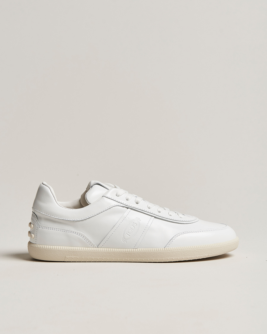 Herre | Tod's Cassetta Leggera Sneaker White Calf | Tod's | Cassetta Leggera Sneaker White Calf
