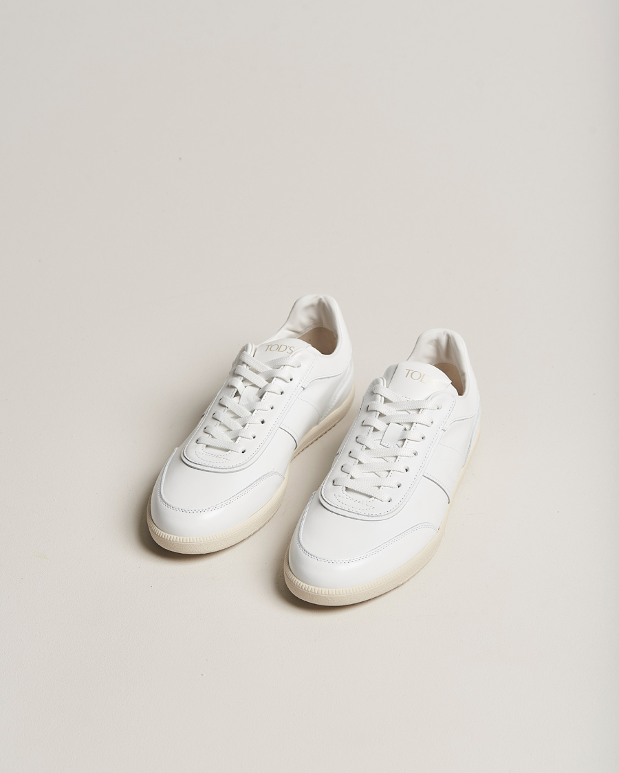 Herre | Tod's Cassetta Leggera Sneaker White Calf | Tod's | Cassetta Leggera Sneaker White Calf