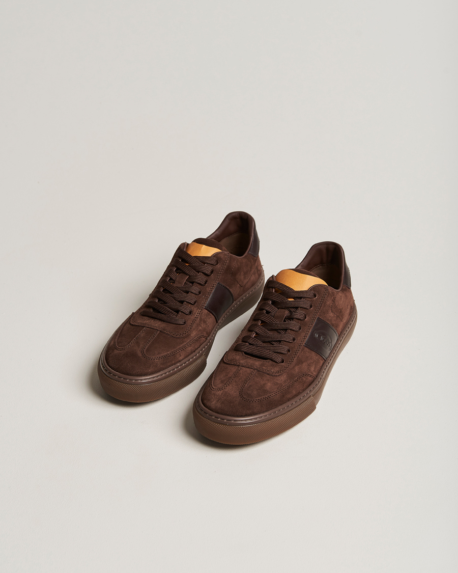 Herre | Tod's | Tod's | Cassetta Sneakers Dark Brown Suede
