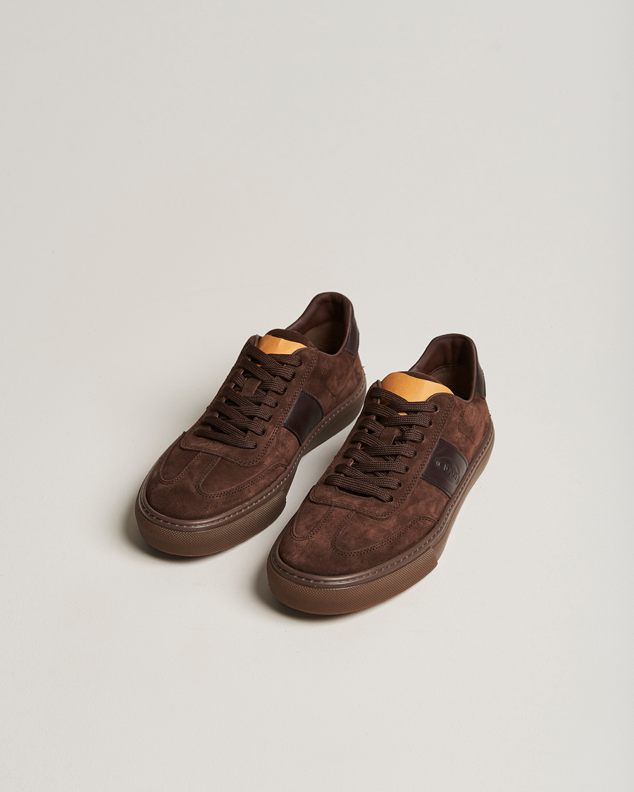 Herre | Tod's Cassetta Sneakers Dark Brown Suede | Tod's | Cassetta Sneakers Dark Brown Suede
