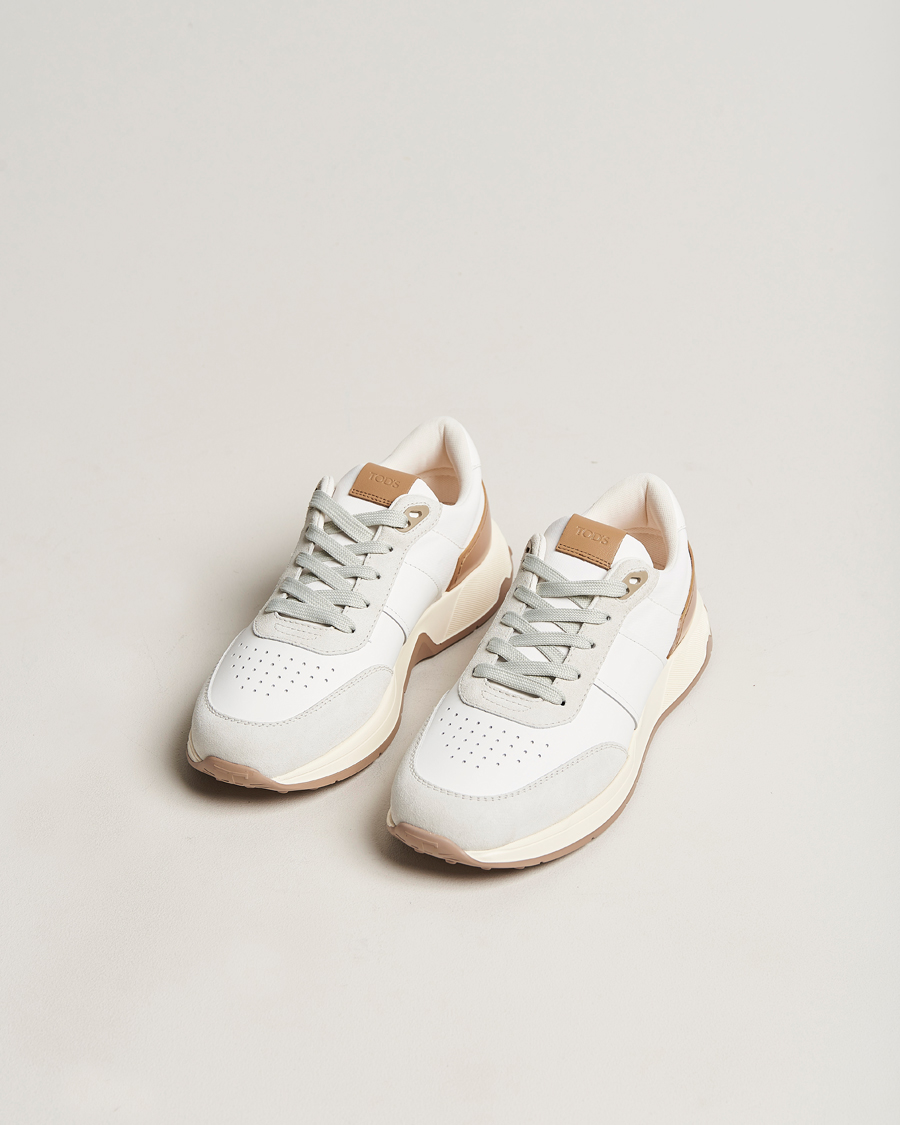 Herre | Tod's Luxury Running Sneakers White Calf | Tod's | Luxury Running Sneakers White Calf