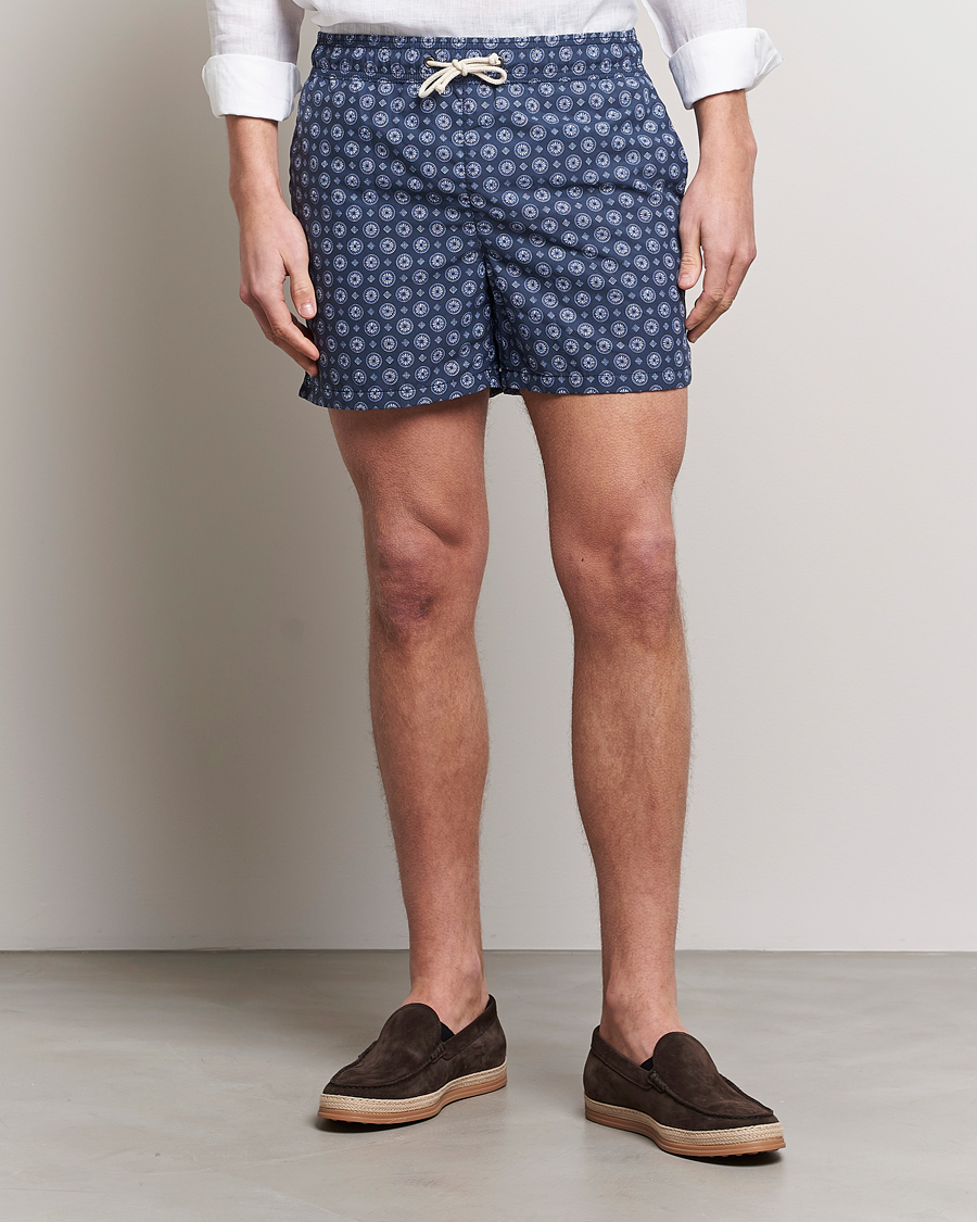 Herre | Afdelinger | Ripa Ripa | Printed Swimshorts Navy