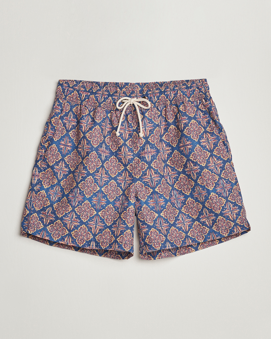 Herre | Badebukser | Ripa Ripa | Printed Swimshorts Blue