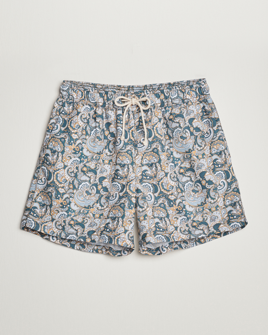 Herre | Badebukser | Ripa Ripa | Printed Swimshorts Green