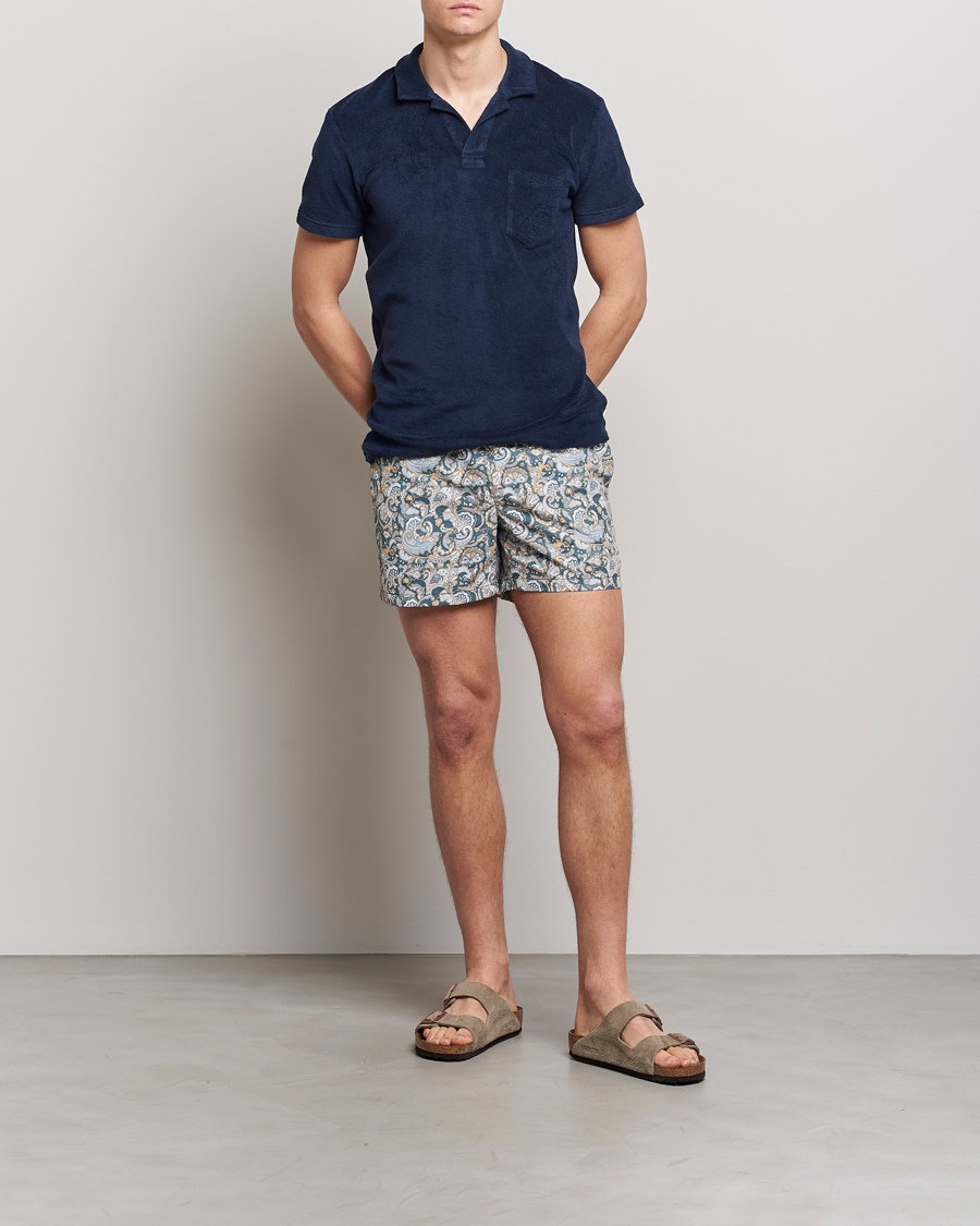 Herre | Badebukser | Ripa Ripa | Printed Swimshorts Green