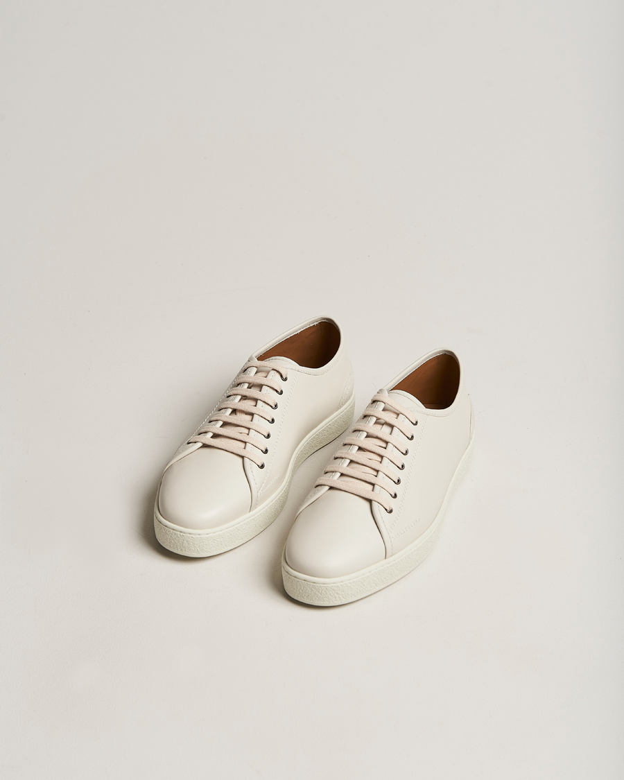 Herre | John Lobb Stockwell Sneakers White Calf | John Lobb | Stockwell Sneakers White Calf