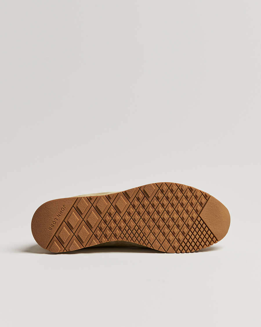Herre | John Lobb Hurlingham Running Sneakers Moss Suede | John Lobb | Hurlingham Running Sneakers Moss Suede