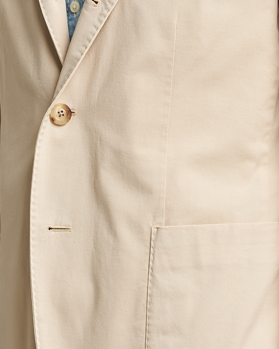 Herre | Blazere & jakker | Boglioli | K Jacket Cotton Stretch Blazer Light Beige
