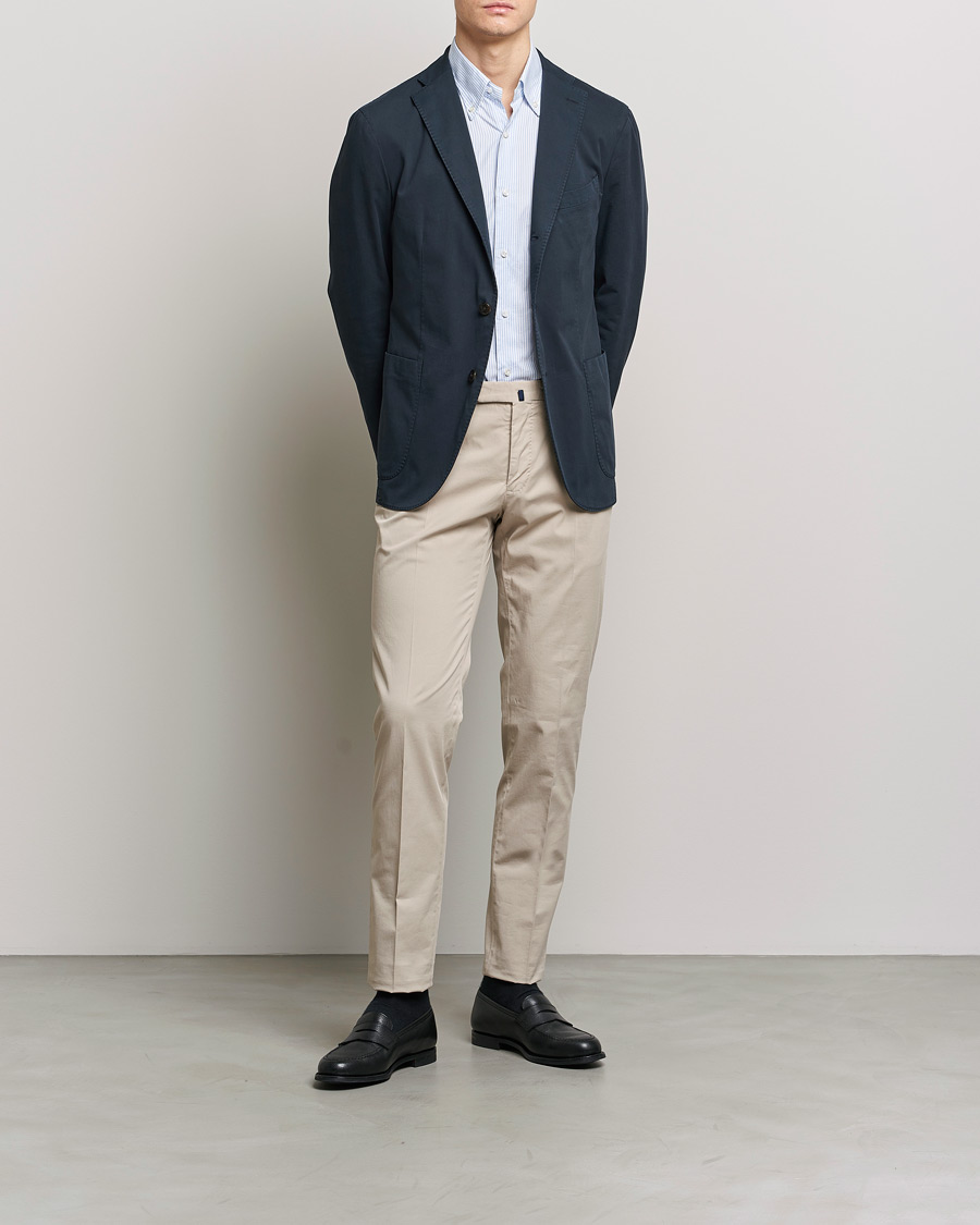 Herre | Blazere & jakker | Boglioli | K Jacket Cotton Stretch Blazer Navy