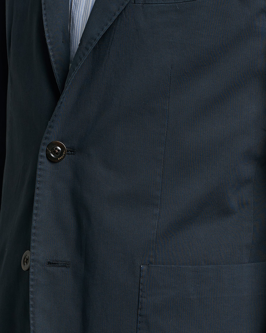 Herre | Blazere & jakker | Boglioli | K Jacket Cotton Stretch Blazer Navy