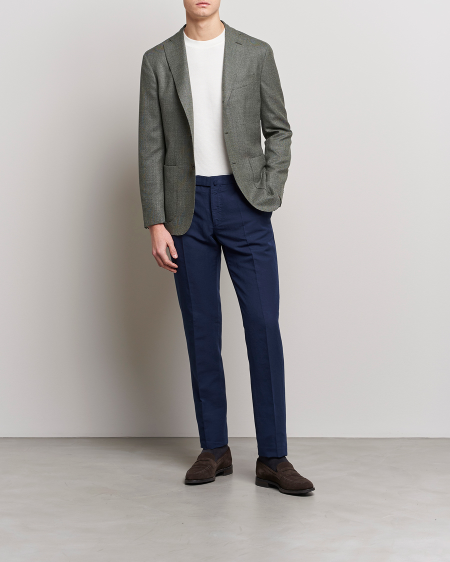 Herre | Blazere & jakker | Boglioli | K Jacket Wool Hopsack Blazer Sage Green