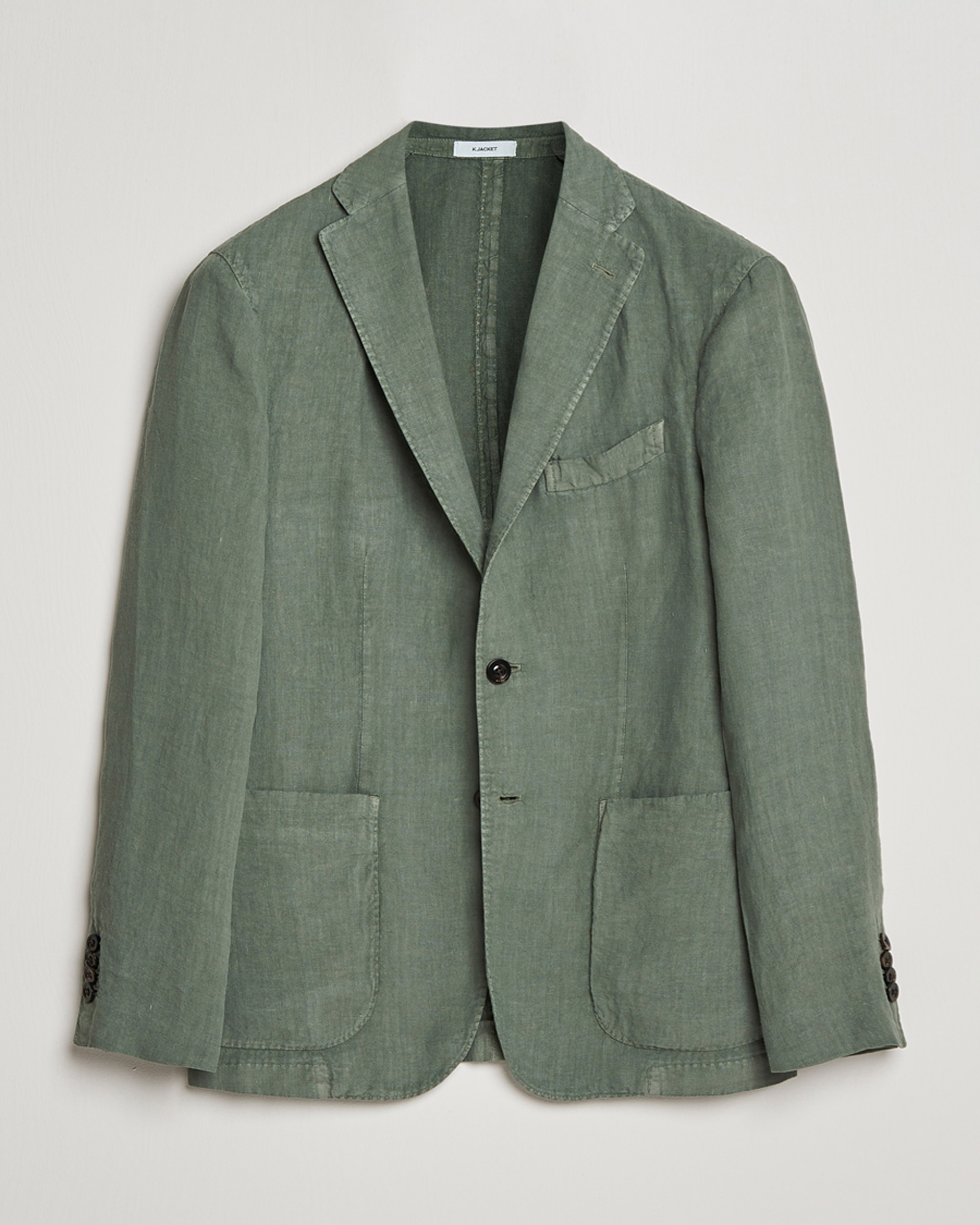 Herre | Blazere & jakker | Boglioli | K Jacket Linen Blazer Sage Green