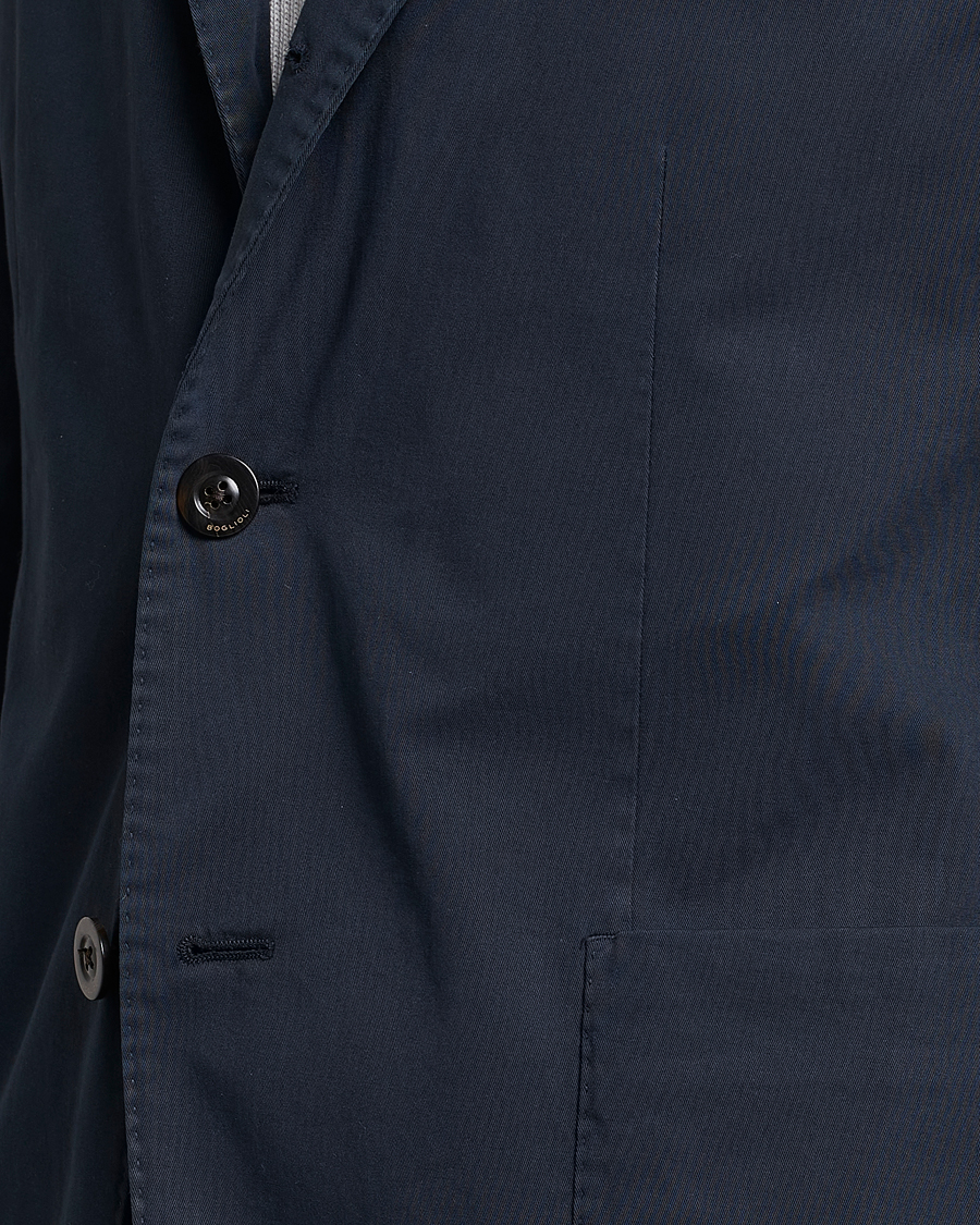 Herre | Jakkesæt | Boglioli | K Jacket Cotton Stretch Suit Navy