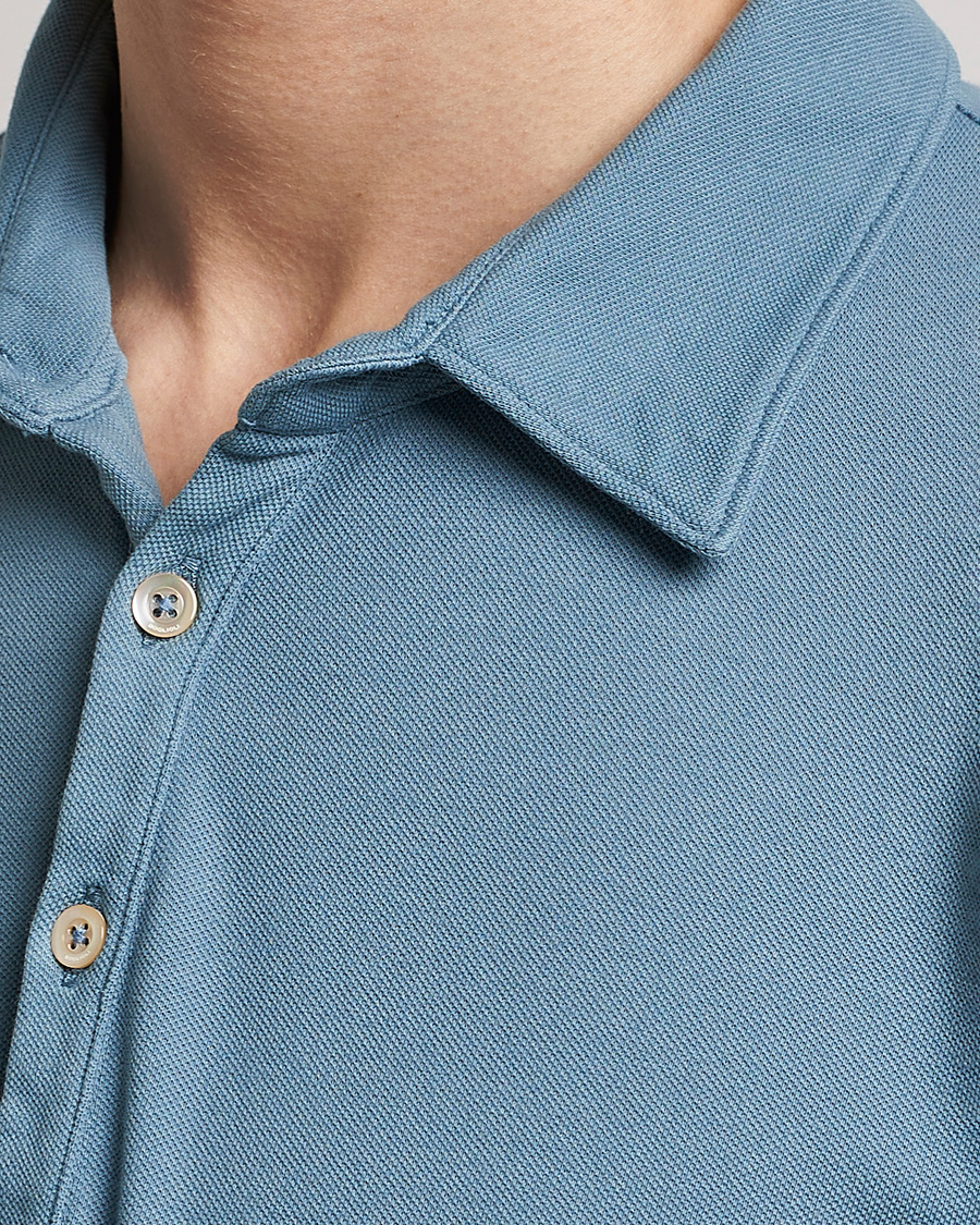 Herre | Trøjer | Boglioli | Long Sleeve Polo Light Blue