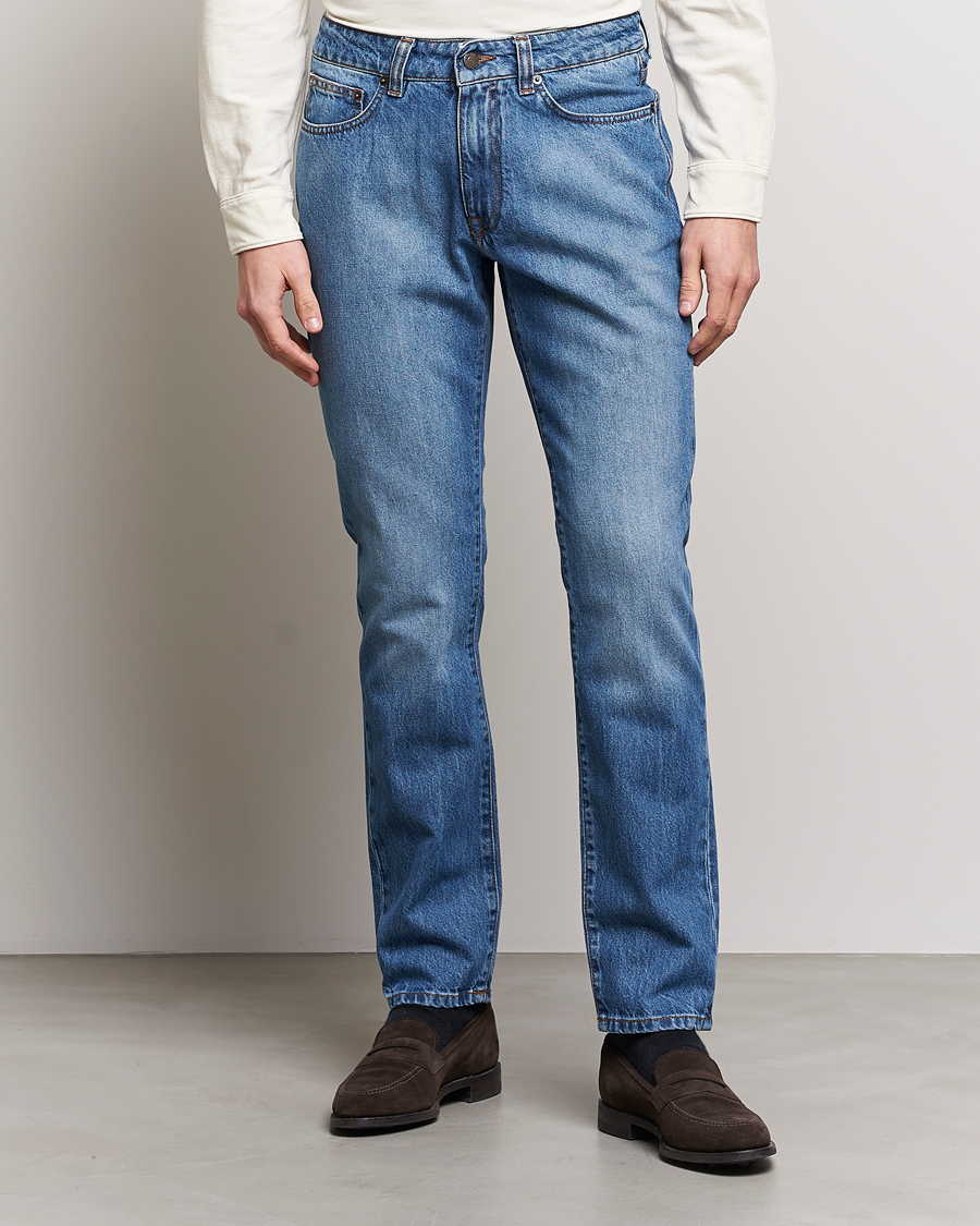Herre | Jeans | Boglioli | Denim Jeans Medium Wash