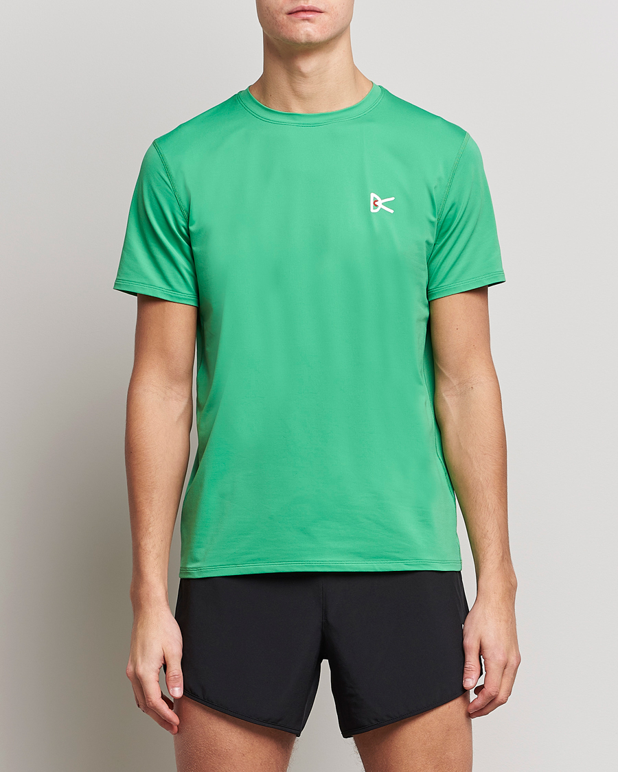 Herre | T-Shirts | District Vision | Deva-Tech Short Sleeve T-Shirt Algae