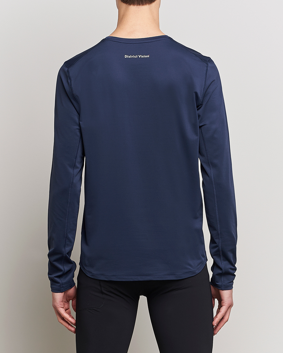 Herre | Trøjer | District Vision | Deva-Tech Long Sleeve T-Shirt Navy