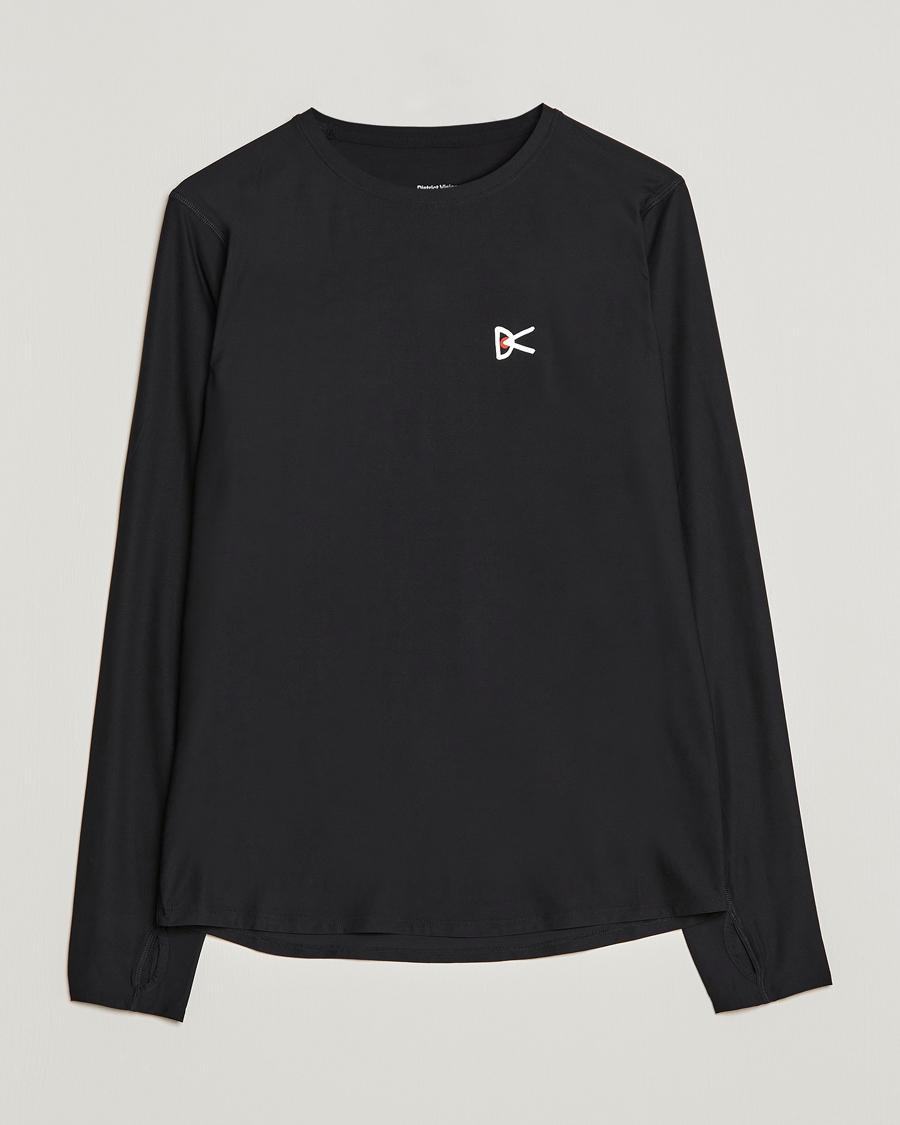 Herre |  | District Vision | Aloe-Tech Long Sleeve T-Shirt Black