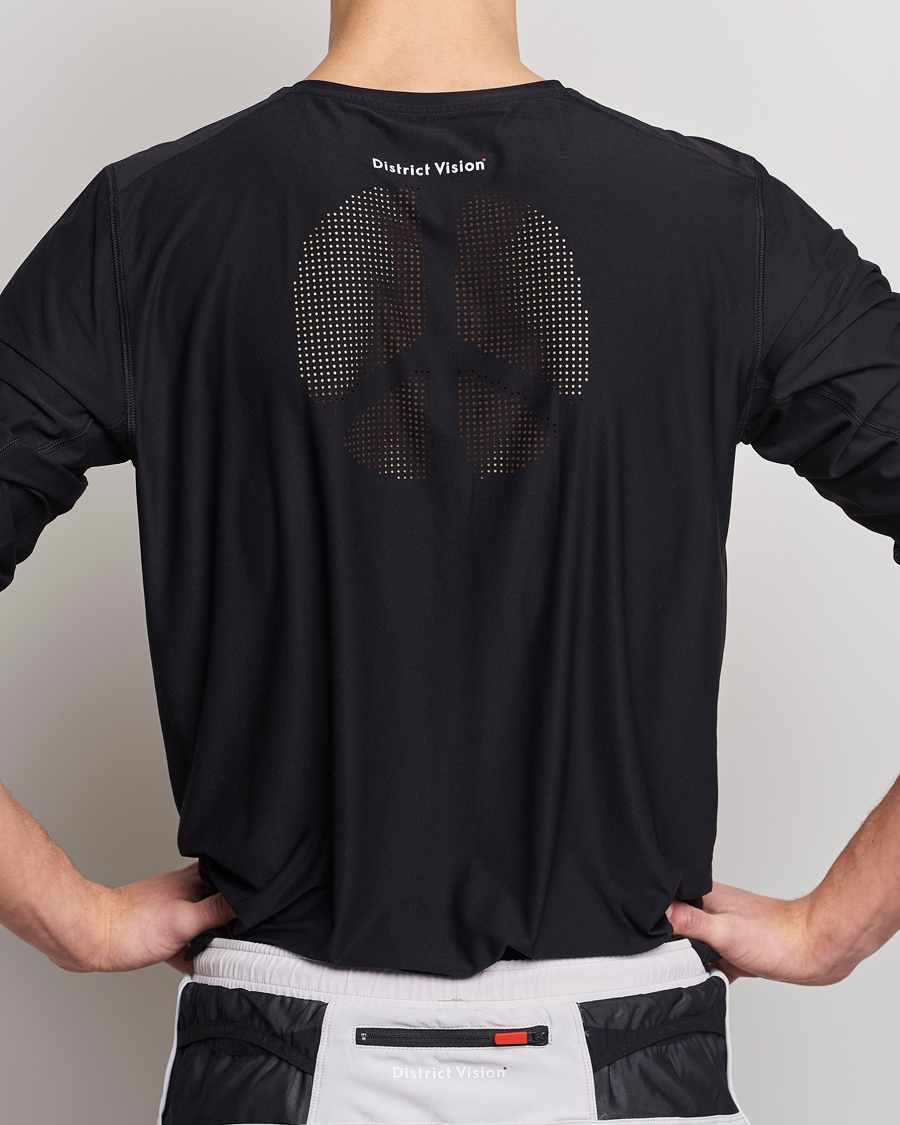 Herre | T-Shirts | District Vision | Aloe-Tech Long Sleeve T-Shirt Black
