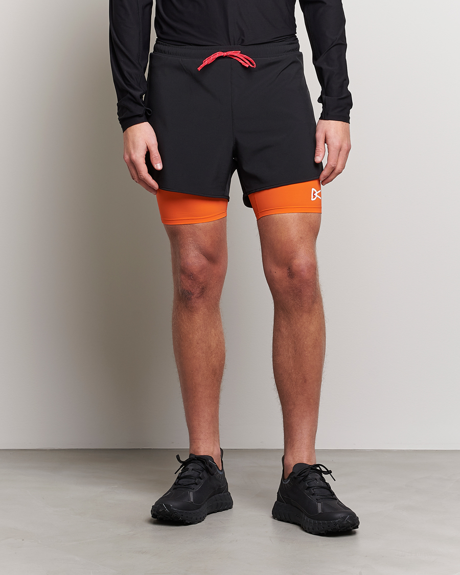 Herre | Running | District Vision | Aaron Trail Shorts Black