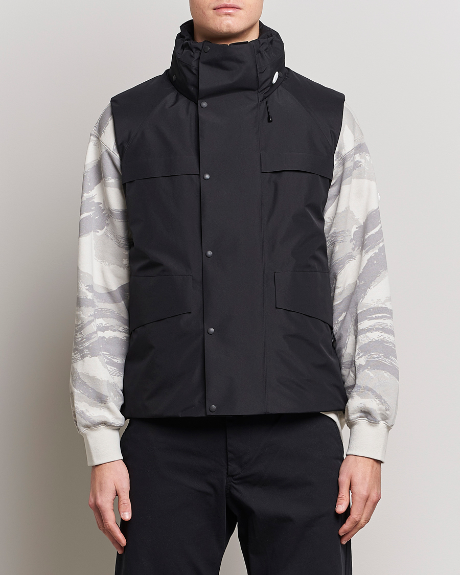 Herre | Veste | Moncler Genius | 4 Moncler Hyke Vanil Hooded Vest Black