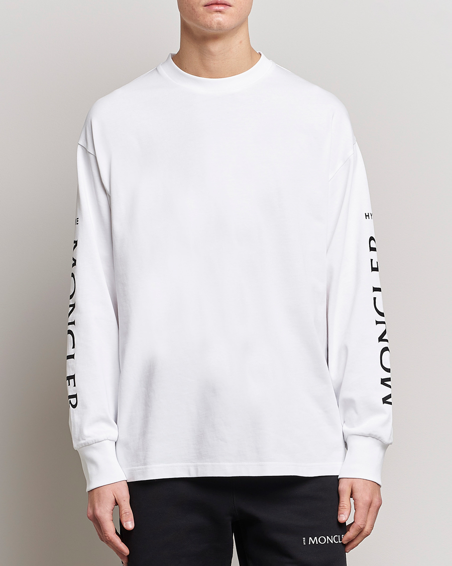 Herre | Langærmede t-shirts | Moncler Genius | 4 Moncler Hyke Long Sleeve T-Shirt White