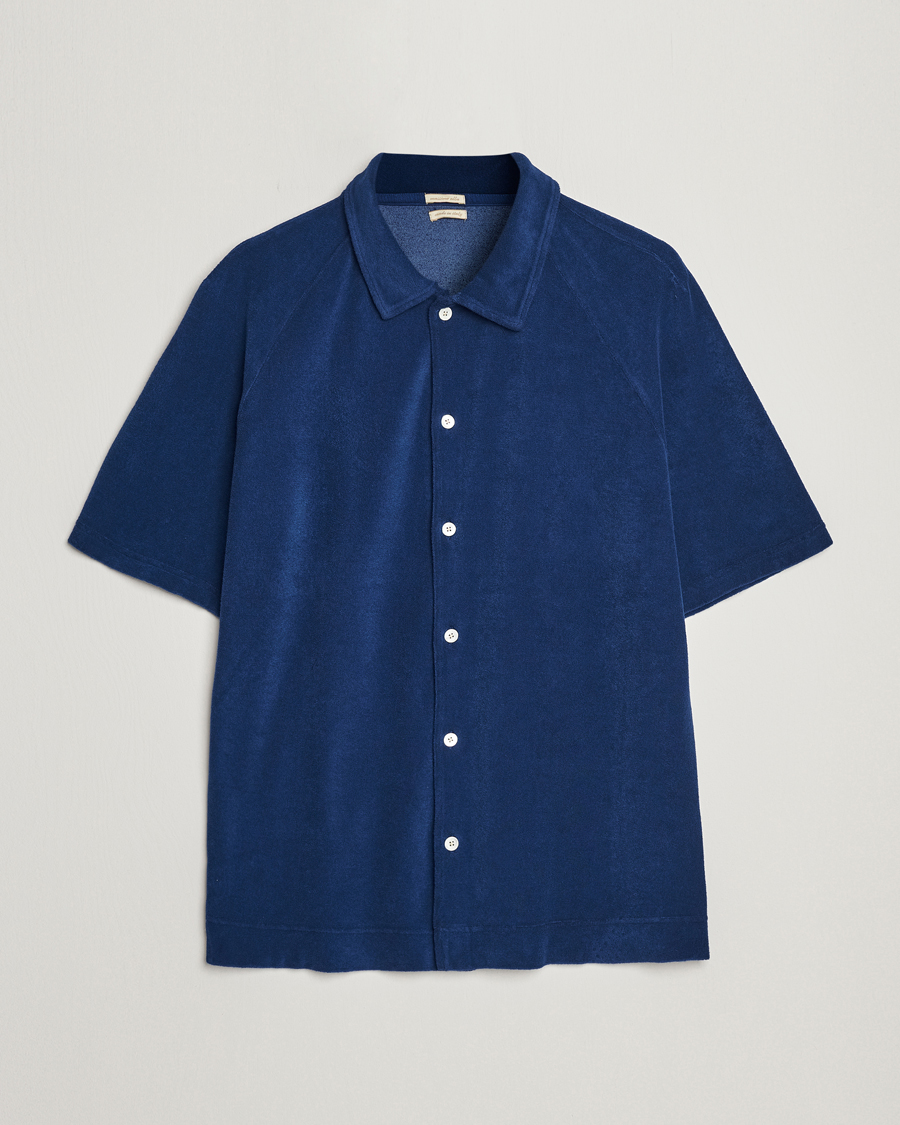 Herre | Polotrøjer | Massimo Alba | Terry Polo Shirt Navy