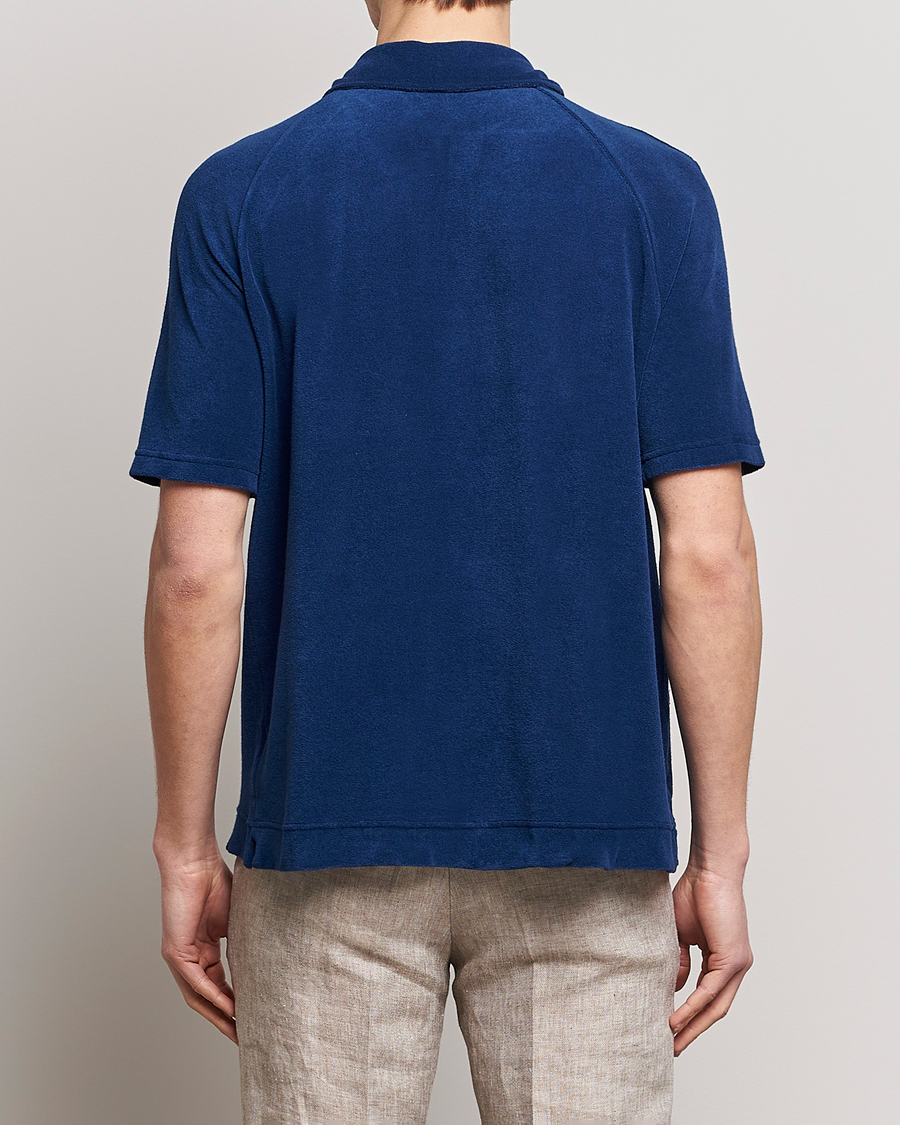 Herre | Polotrøjer | Massimo Alba | Terry Polo Shirt Navy