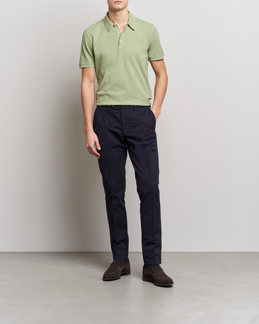 Herre | Polotrøjer | Piacenza Cashmere | Portofino Short Sleeve Polo Mint
