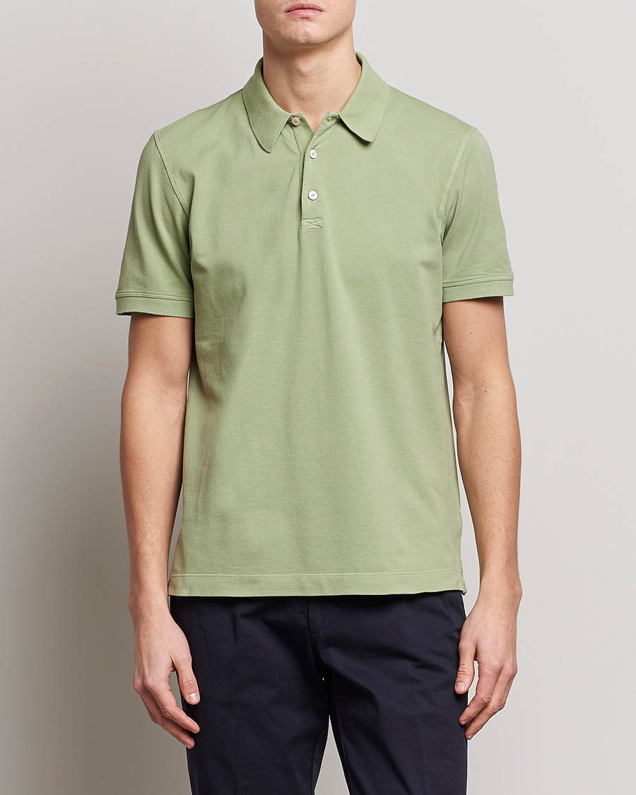 Herre | Polotrøjer | Piacenza Cashmere | Portofino Short Sleeve Polo Mint