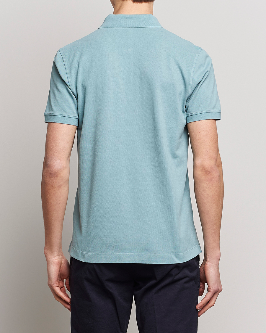 Herre | Polotrøjer | Piacenza Cashmere | Portofino Short Sleeve Polo Light Blue