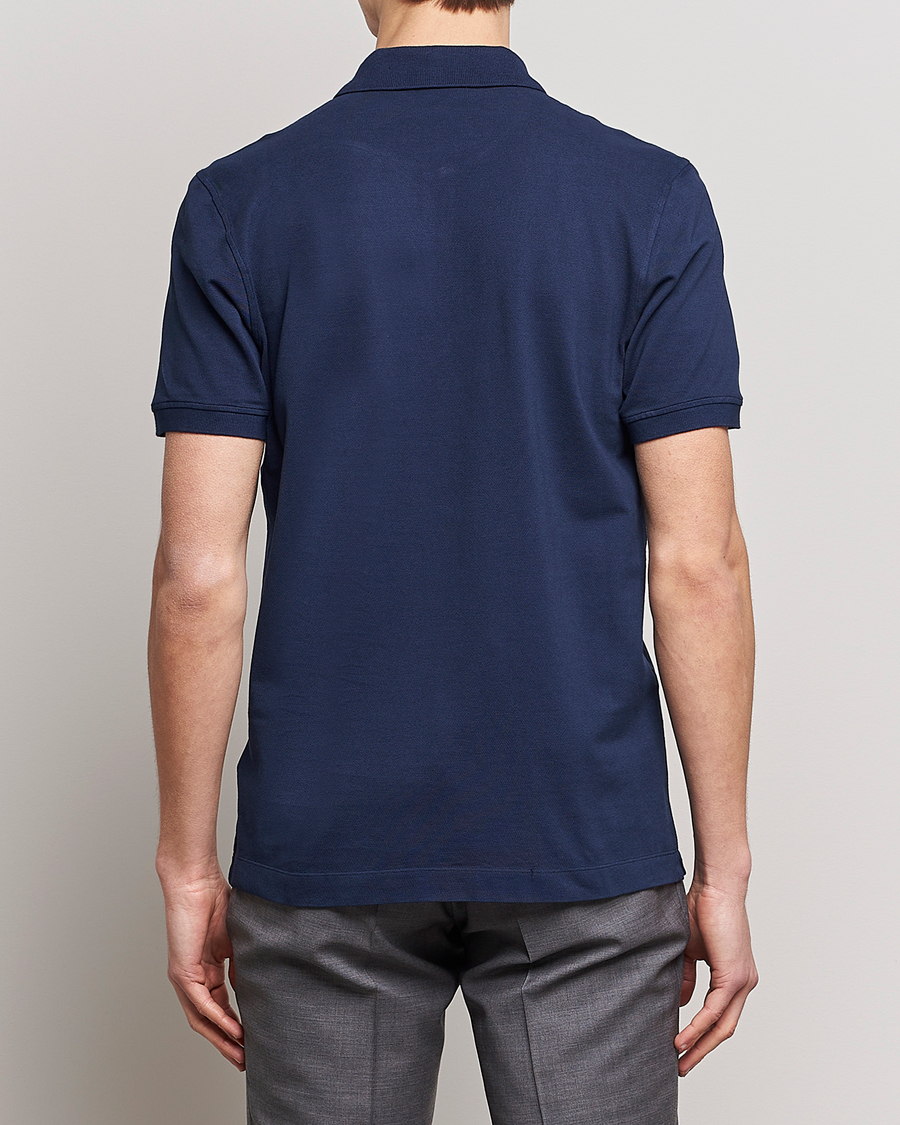 Herre | Polotrøjer | Piacenza Cashmere | Portofino Short Sleeve Polo Navy