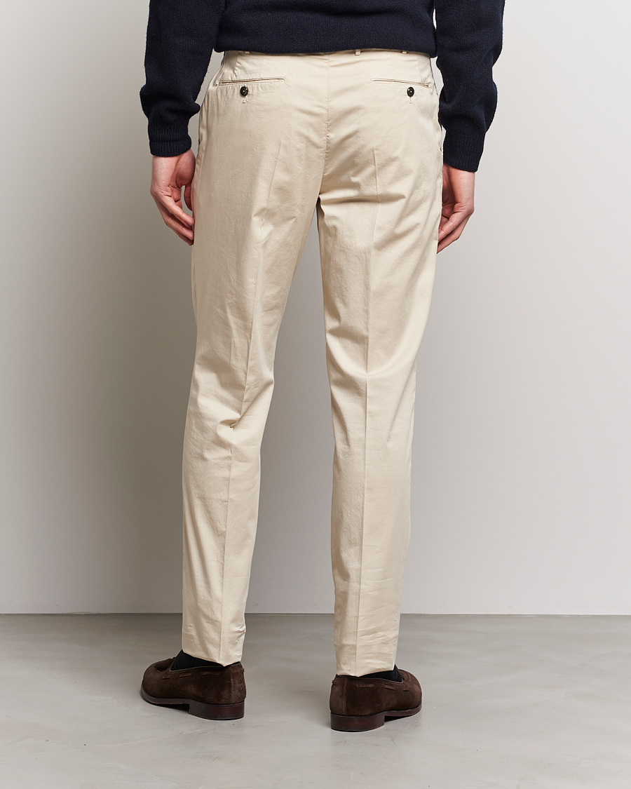 Herre | Bukser | PT01 | Gentleman Fit Cotton Stretch Chinos Light Beige