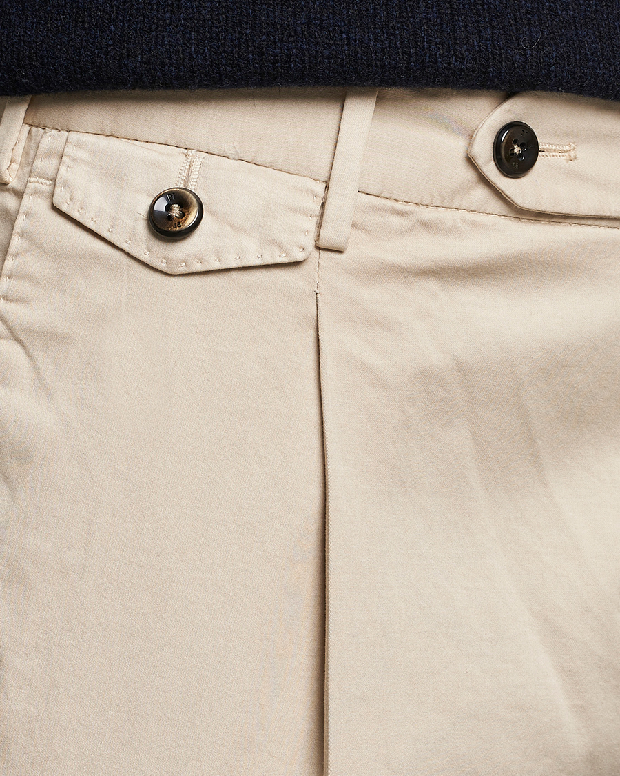 Herre | Bukser | PT01 | Gentleman Fit Cotton Stretch Chinos Light Beige