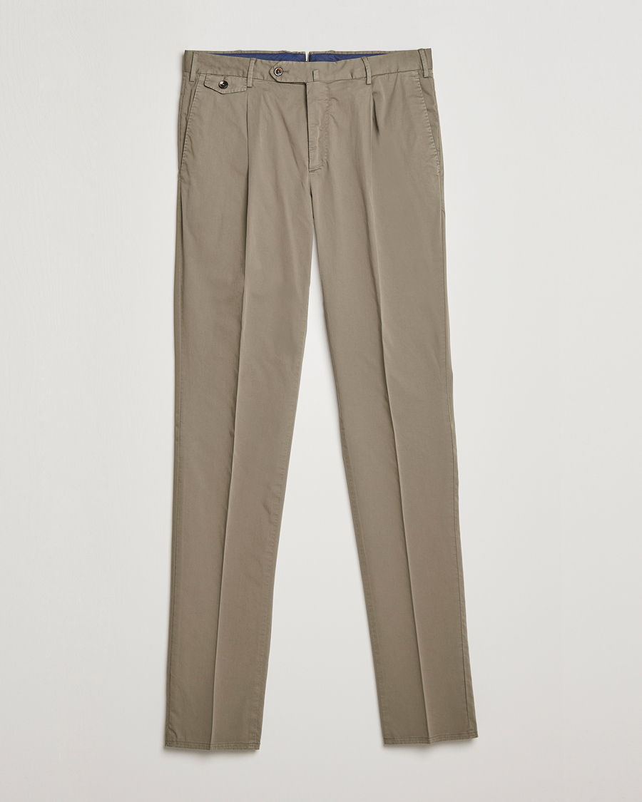 Herre | Bukser | PT01 | Gentleman Fit Cotton Stretch Chinos Taupe