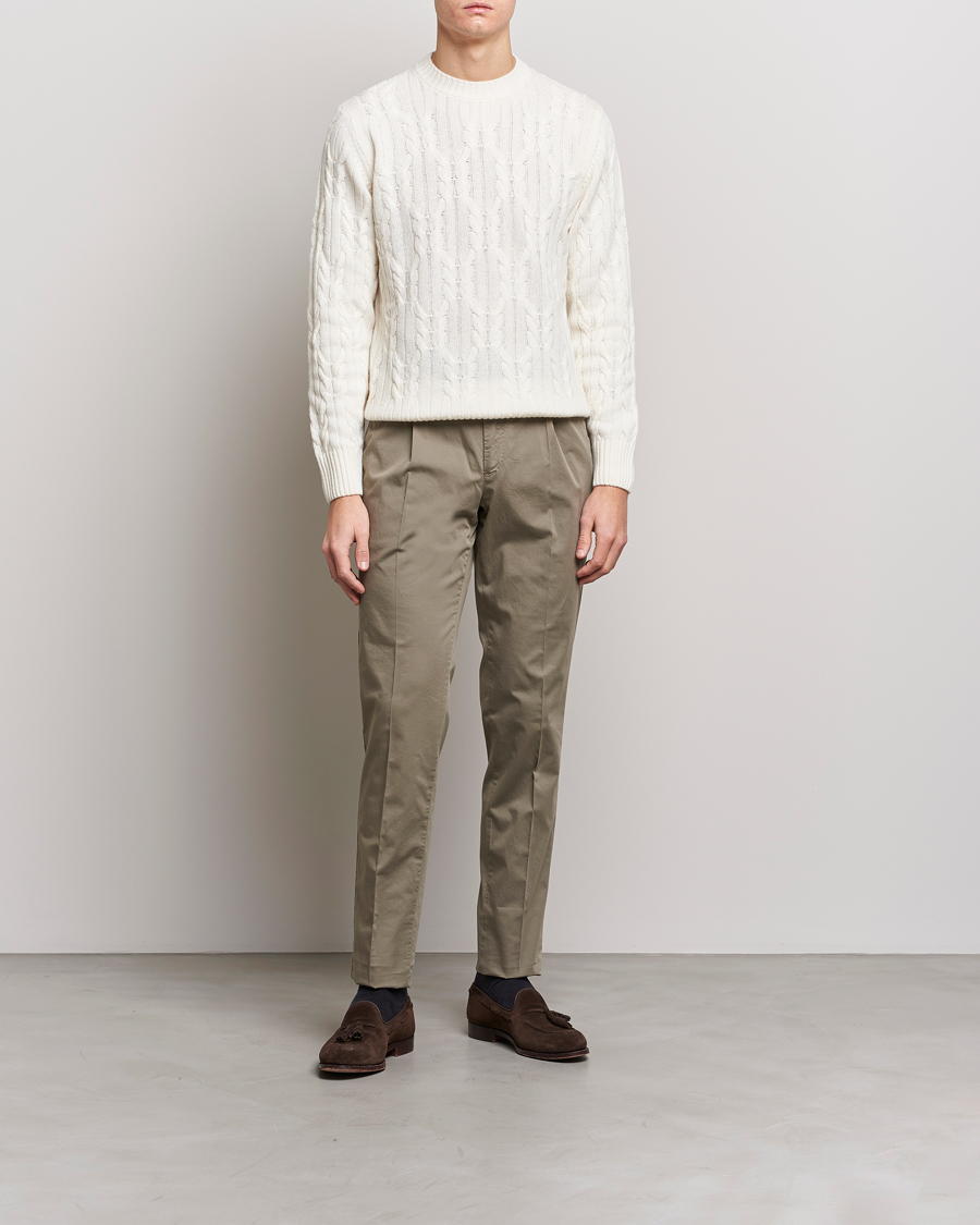 Herre | Bukser | PT01 | Gentleman Fit Cotton Stretch Chinos Taupe