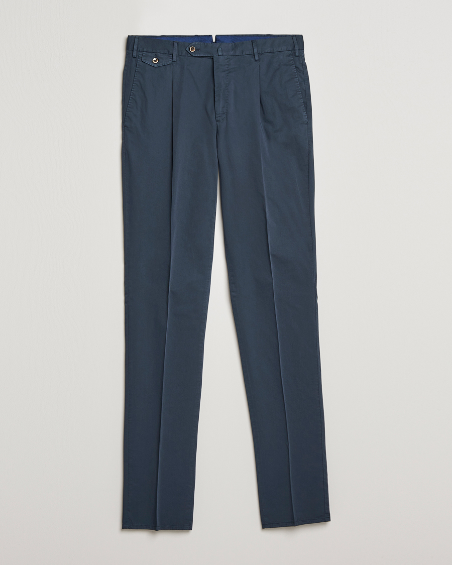 Herre | Bukser | PT01 | Gentleman Fit Cotton Stretch Chinos Navy