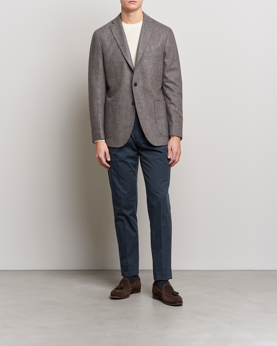 Herre | Bukser | PT01 | Gentleman Fit Cotton Stretch Chinos Navy