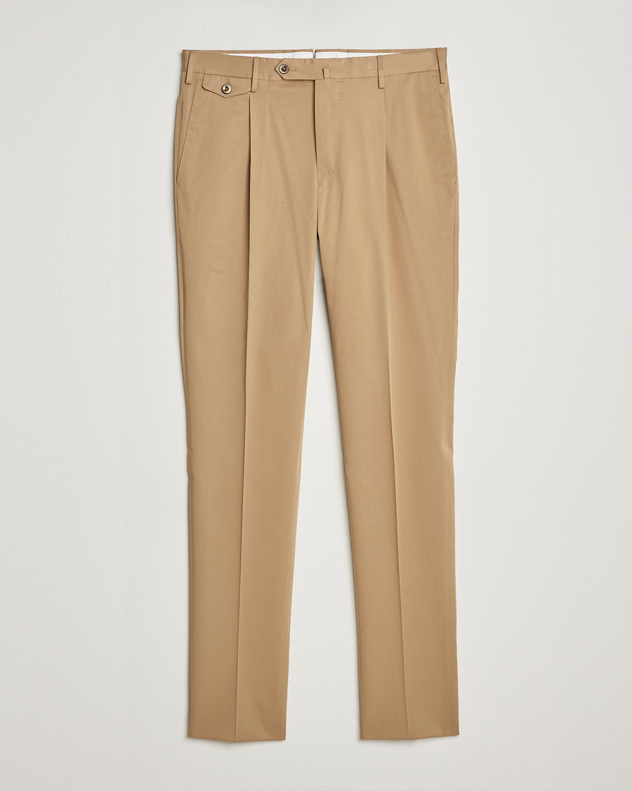 Herre | Bukser | PT01 | Gentleman Fit Silkochino Trousers Beige
